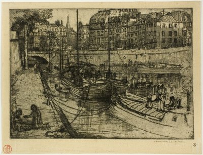 Quai des Grands Augustins af Donald Shaw MacLaughlan