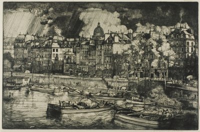 Quai des Grands Augustins, Paris af Donald Shaw MacLaughlan