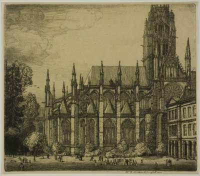 St. Ouen, Rouen af Donald Shaw MacLaughlan