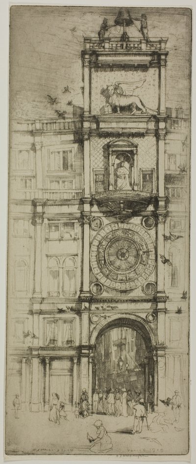 Klokketårnet, Venedig af Donald Shaw MacLaughlan