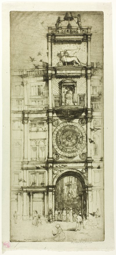 Klokketårnet, Venedig af Donald Shaw MacLaughlan