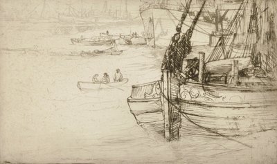 Den lille pool, London af Donald Shaw MacLaughlan