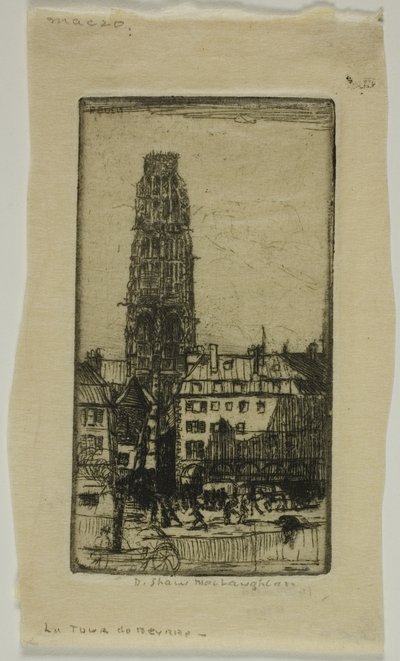 Smørtårnet, Rouen af Donald Shaw MacLaughlan
