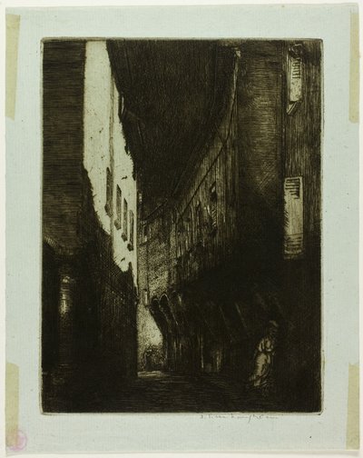 Via San Vitale, Bologna af Donald Shaw MacLaughlan