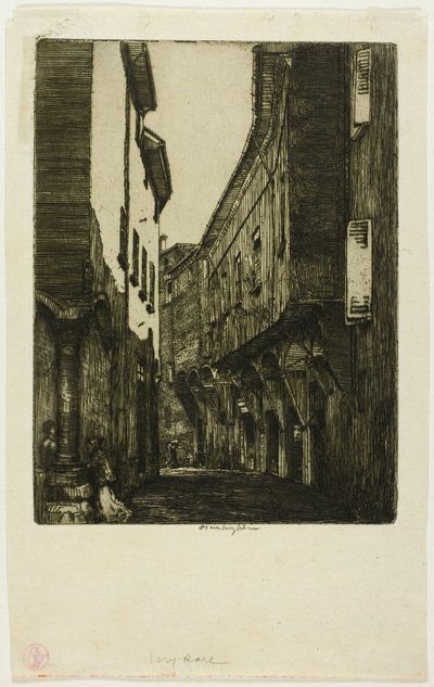 Via San Vitale, Bologna af Donald Shaw MacLaughlan