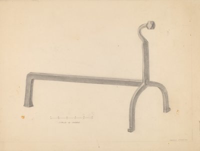 andiron af Donald Streeter