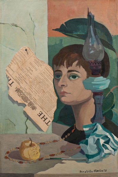 Selvportræt af Donatella Merlo