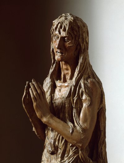 Maria Magdalene. Polykrom træskulptur af Donatello