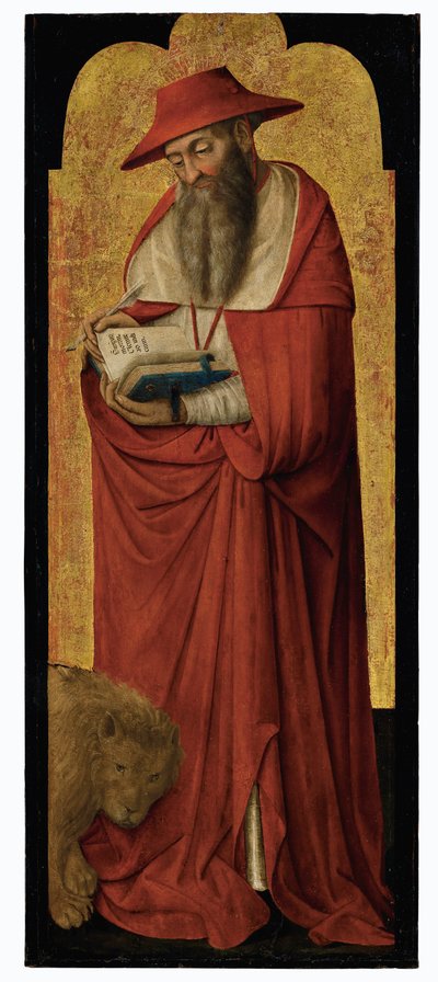 Sankt Hieronymus, del af en altertavle af Donato de