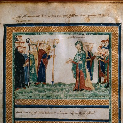 Matilda of Tuscany From: Vita Mathildis di Donizone di Canossa, Between 1111 and 1115dani af Donizone di Canossa