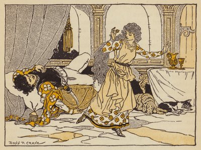 Gigi og den magiske ring, italiensk eventyr (farve litho) af Donn P. Crane