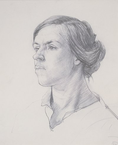Leder af en ung kvinde, ca. 1914 af Dora Carrington
