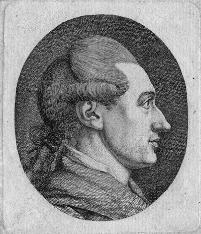 Portræt af forfatteren Johann Wolfgang von Goethe 1749-1832 af Dora Stock