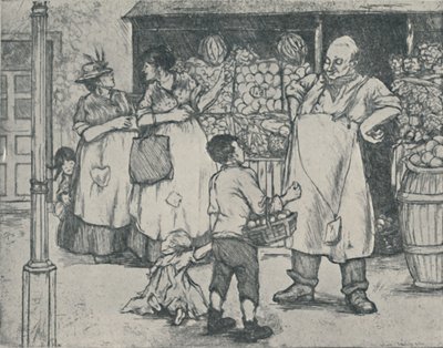 Marketing i Suburbia, 1920 af Doris Davis