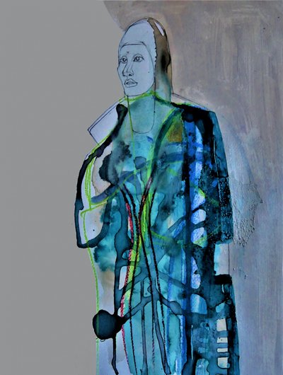 Abstrakt modefigur af Doris Schmitz