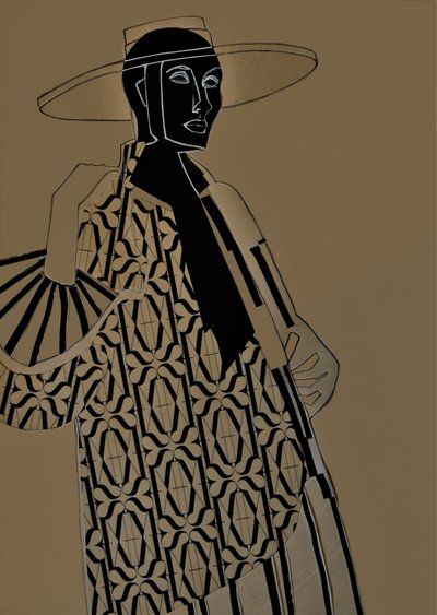 Art Deco-mode: Kvinde af Doris Schmitz