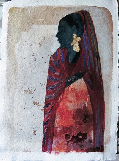 Elegant afrikansk profil af Doris Schmitz