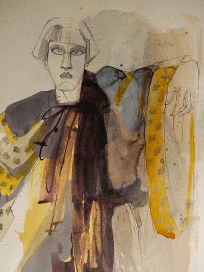 Elegant modefigur af Doris Schmitz