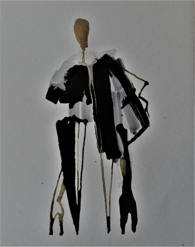 Elegant modefigur af Doris Schmitz