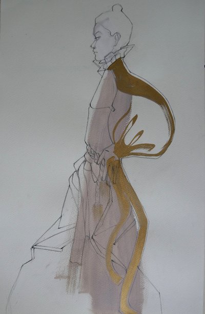 Elegant gylden mode af Doris Schmitz