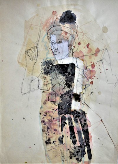 Udtryksfuld kvindefigur af Doris Schmitz