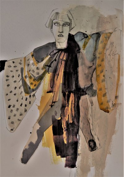Guldkimono-stil af Doris Schmitz