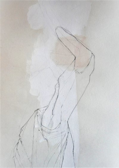 Skitse af en yndefuld figur af Doris Schmitz