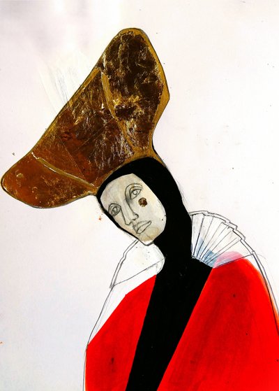 Den mystiske figur med den gyldne hat af Doris Schmitz