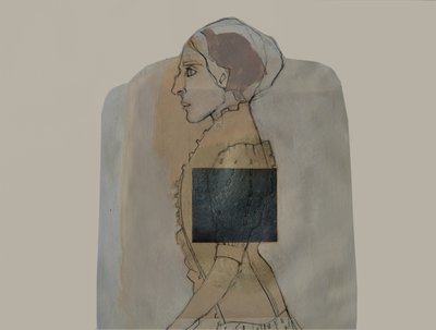 Profil af en eftertænksom kvinde af Doris Schmitz