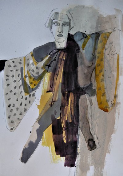 Stiliseret kimono-mode af Doris Schmitz