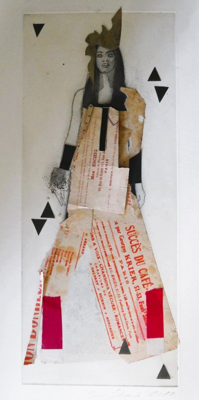 Collage af vintage-mode af Doris Schmitz