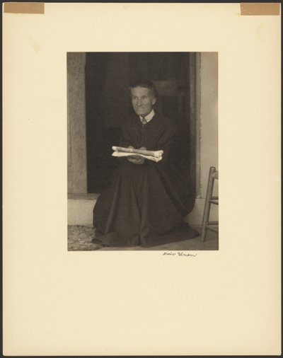 Søster Sarah, Shaker Settlement, Mt. Lebanon, New York af Doris Ulmann