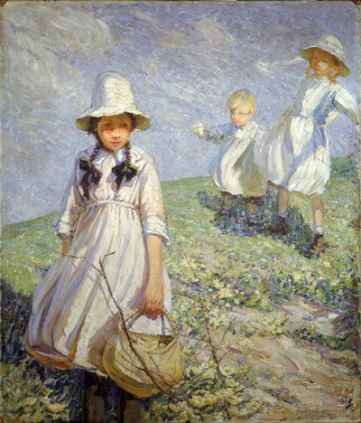 The Primrose Way (olie på lærred) af Dorothea Sharp