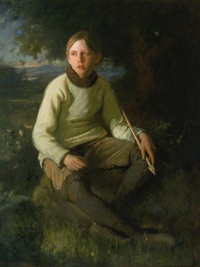 Drengen med pilen, 1903. af Douglas Volk