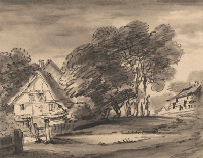 Sommerhus blandt træer af Dr. Thomas Monro