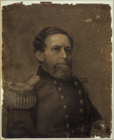 Admiral Andrew H. Foote, hoved-og-skuldre-portræt, i militæruniform Abstrakt/medium af Drawings