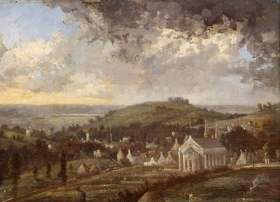Stroud and the Severn, Gloucestershire af Désiré Delaplace Gérardin