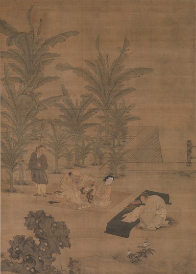 The Scholar Fu Sheng Transmitting the Book of Documents, 15.-midten af det 16. århundrede. af Du Jin