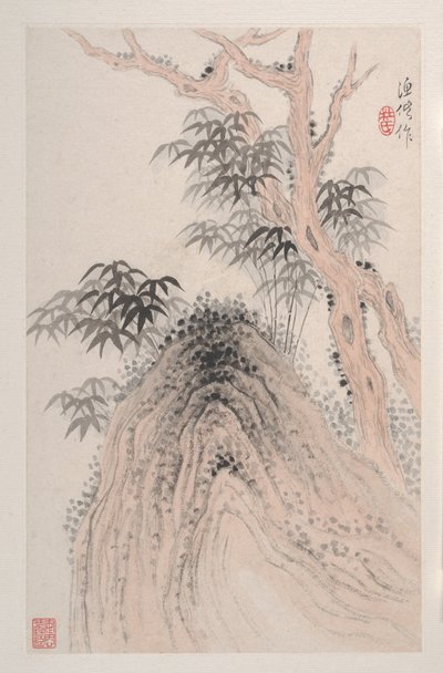 Landskaber efter gamle mestre, 1800-tallet. af Du Xiang