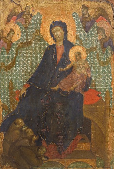 Madonna of Franciscans, af Duccio di Buoninsegna (ca 1255 - før 1319), tempera på træ, 235x16 cm af Duccio di Buoninsegna