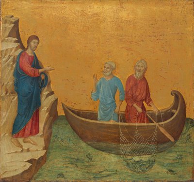 Apostlenes kaldelse Peter og Andreas af Duccio di Buoninsegna