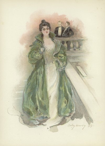 Selskabsdame på Savoy Hotel, London af Dudley Hardy