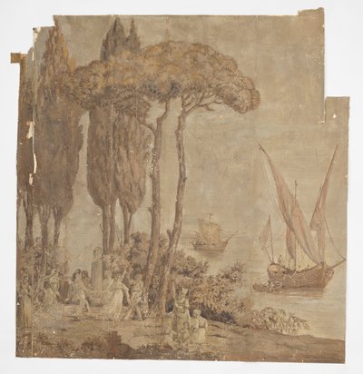 "Udsigt over Italien" [Napoli-bugten] af Dufour et Leroy
