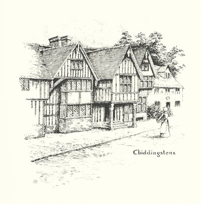 Chiddingstone (litografi) af Duncan Moul