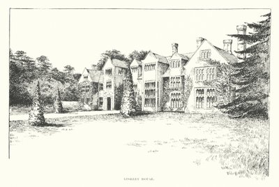 Loseley House (litografi) af Duncan Moul