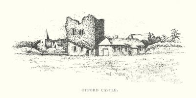 Otford Slot (litografi) af Duncan Moul