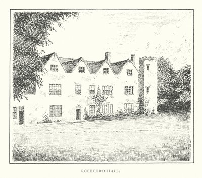 Rochford Hall (litografi) af Duncan Moul