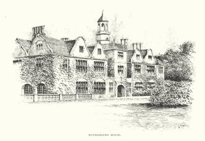 Rothamsted House (litografi) af Duncan Moul