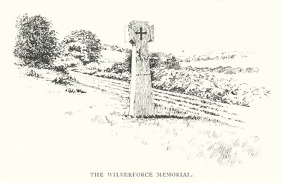 Wilberforce-mindesmærket (litografi) af Duncan Moul