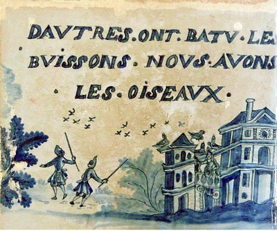 Delft Tile, ca. 1700-1900 (keramik) af Dutch School